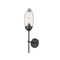 Z-Lite Arden Wall Sconce, 1-Light, 4.5 In.W x 7 In.L x 21.5 In.H, Matte Black/Clear 651S-MB - alternate 2